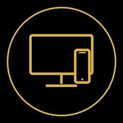 Television and smartphone